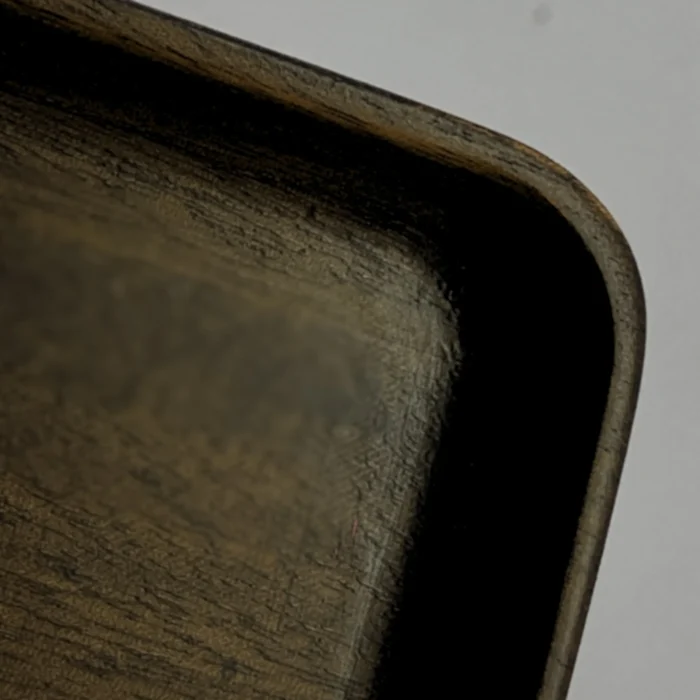 Mahogany Wood Rectangle Organizer Tray - Image 3