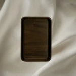 Mahogany Wood Rectangle Organizer Tray - Image 2