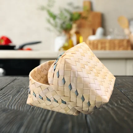 Natural Palmyra Storage Basket for Sweets (Kavili)