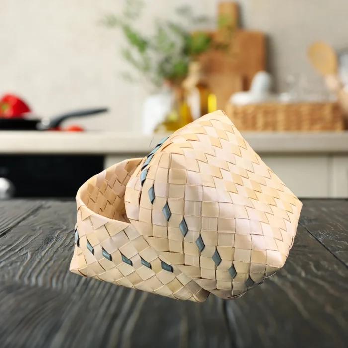 Natural Palmyra Storage Basket for Sweets (Kavili) - Image 1