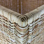 Natural Cane Storage Basket for Laundry - Image 3