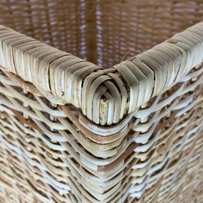 Natural Cane Storage Basket for Laundry - Image 3