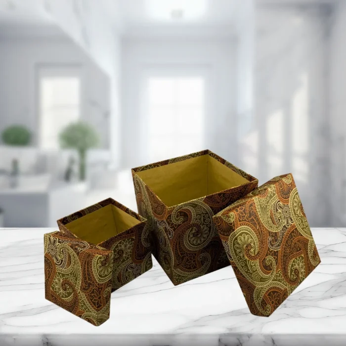 Elegant Paisley Design Gift Box - Image 3