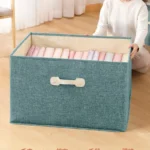 GREEN CUBE FOLDING STORAGE BOX WITH HANDLE - Image 3