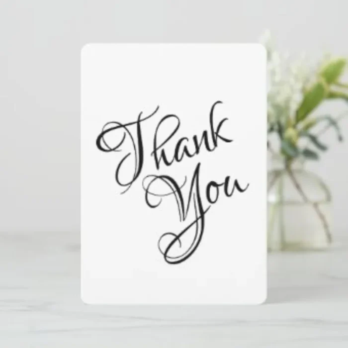 Elegant Thank You Card – Express Your Gratitude with Style! - Image 3