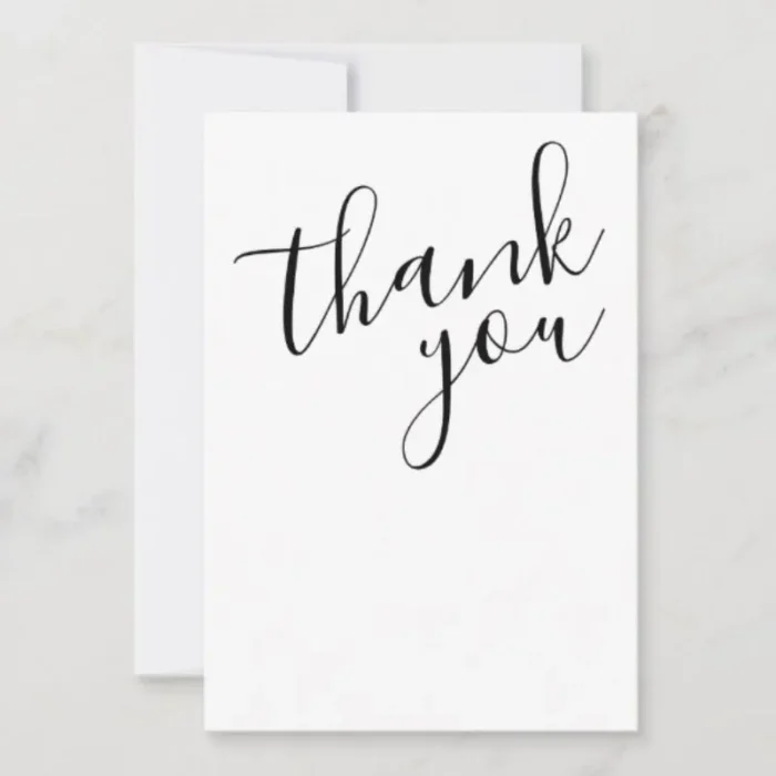 Elegant Thank You Card – Express Your Gratitude with Style! - Image 1