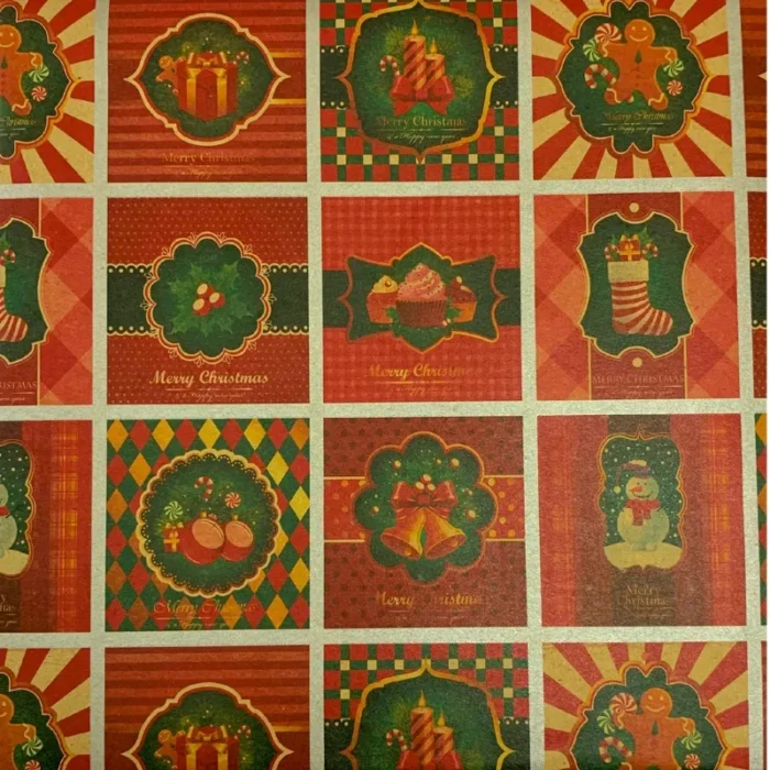 Exquisite Red Christmas Gift Box - Image 3