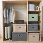 GREEN CUBE FOLDING STORAGE BOX WITH LID - Image 3