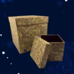 Purple Damask Craft Gift Box - Image 2
