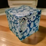 Blue & Brown Paisley Gift Box