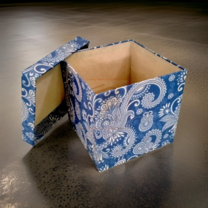 Blue & Brown Paisley Gift Box - Image 3