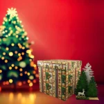 Christmas Red & Green Craft Gift Box - Image 3