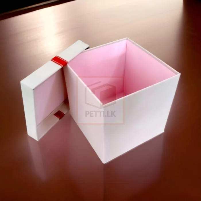 Pink Gift Box with Red Ribbon - Image 2