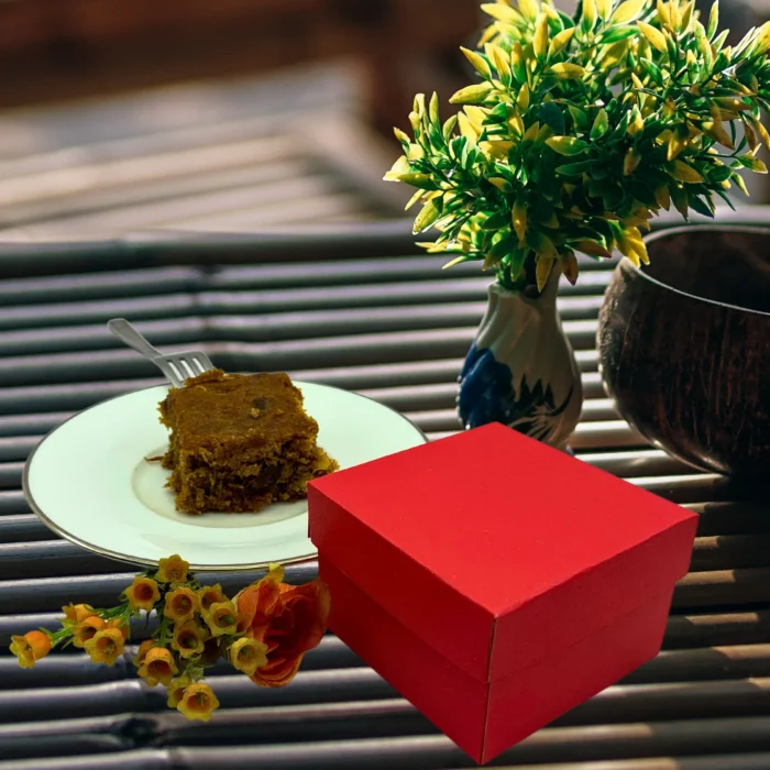 Red Colour Cardboard Box – Perfect for Sweets & Presents - Image 3