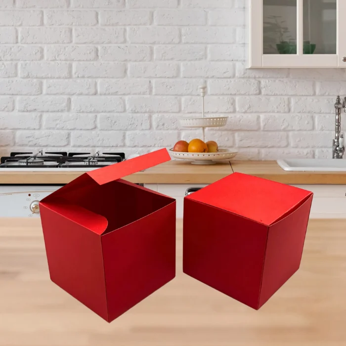 Sturdy & Stylish Red Colour Mug Box – Perfect for Gifting & Storage - Image 5