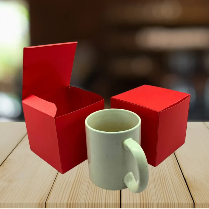 Sturdy & Stylish Red Colour Mug Box – Perfect for Gifting & Storage - Image 2