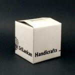 White shipping Box with print - Sri Lankan Handcrafts - Image 3