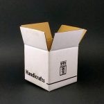 White shipping Box with print - Sri Lankan Handcrafts - Image 5