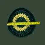 Medium Green Palmyra Tray – 9x1.5 inch - Image 2