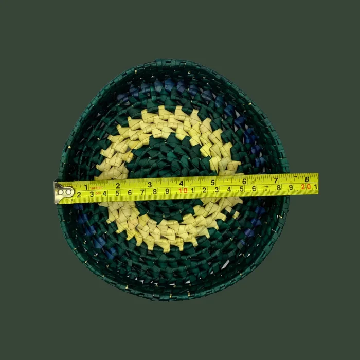 Medium Green Palmyra Tray – 9x1.5 inch - Image 2