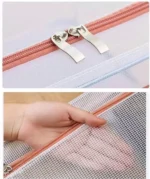 PVC MOONDAY GRAY ZIPPED STORAGE ORGANIZER BOX - Image 4