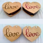 Exquisite Winged Wooden Heart Box for Couple Rings - Image 7