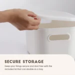 Plastic Storage Box With Lid - Image 5