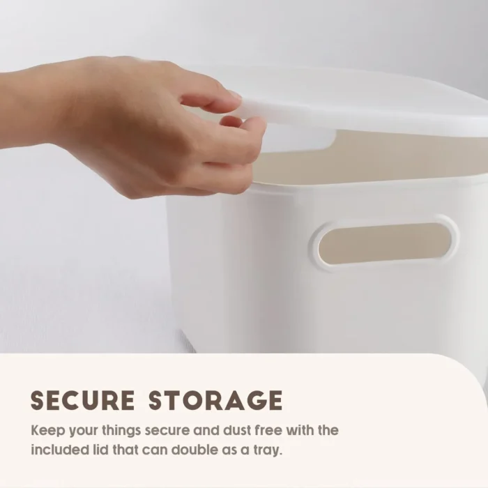 Plastic Storage Box With Lid - Image 5