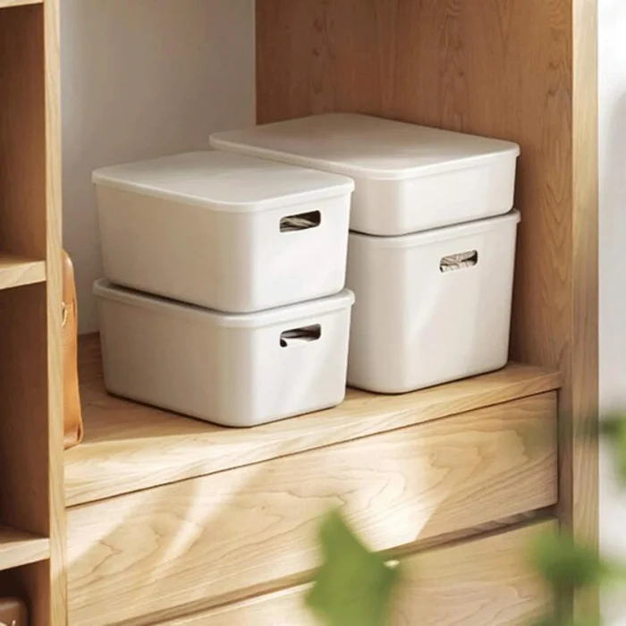 Plastic Storage Box With Lid - Image 3