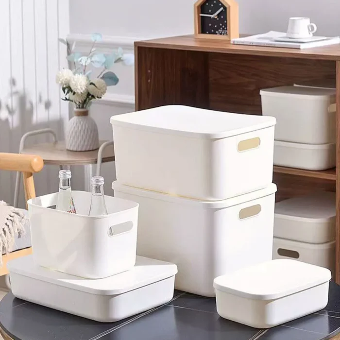 Plastic Storage Box With Lid - Image 1