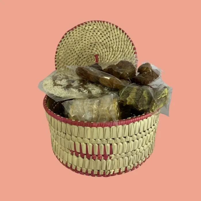 Kavili Basket with Lid – Perfect for Festive Tables - Image 2