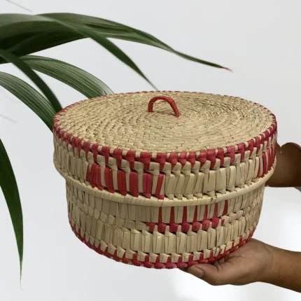 Kavili Basket with Lid – Perfect for Festive Tables