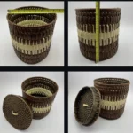 Palmyra Basket with Lid for Kitchen Storage - Image 3