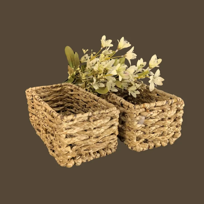 Kithul Basket for Table Decor – Home Décor & Organizer - Image 1