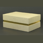 Eco Recycled Paper Gift Box with Gold Sleeve (9"x6"x4") - Image 3