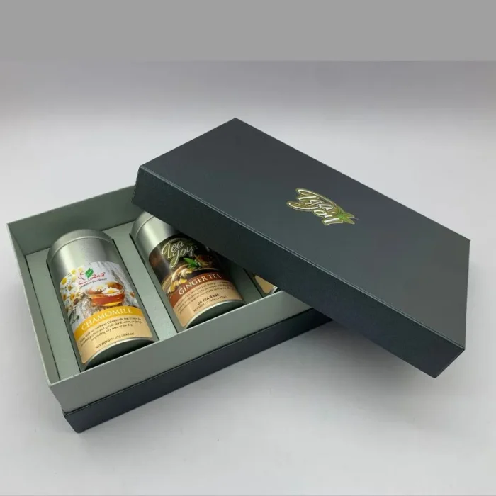 custom tea container gift box