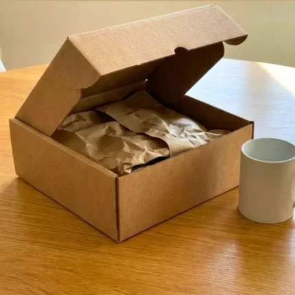 10.5 x 10.5 x 4.5 3ply Brown Corrugated Box