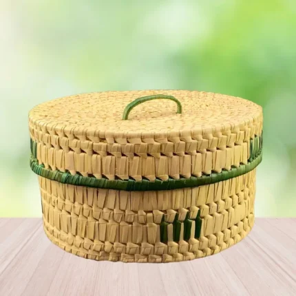 Palmyra Basket - Green Colour