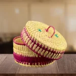 Palmyra Basket -Pink Colour
