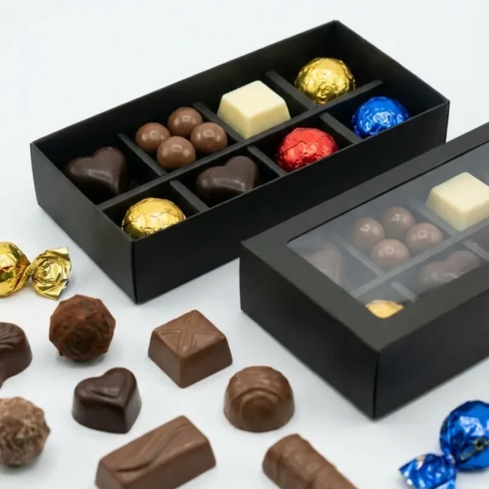 Black Chocolate Box - 8 peices - Image 4