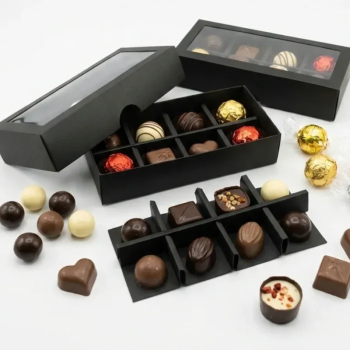 Black Chocolate Box - 8 peices - Image 2