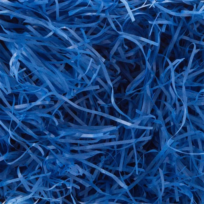Blue Shredded Paper Filler Dark Blue Shredded Paper Filler - Image 1