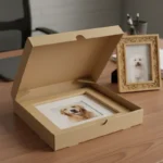 Unprinted Corrugated Pizza Box - 10X10X1.5 inch - Image 3