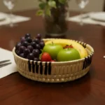 Natural Palmyra Tray – 10x2 Inch