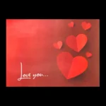 Love You Red Gift Box -12x9x3.5 Inch - Image 2