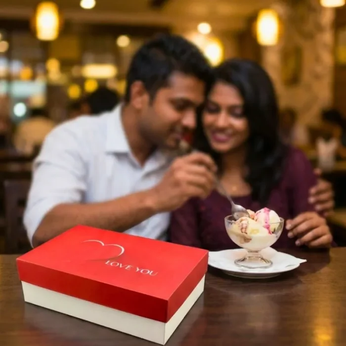 "Love You" Red Gift Box 9X6X3 Inch - Image 4