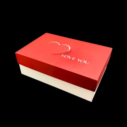 "Love You" Red Gift Box 9X6X3 Inch