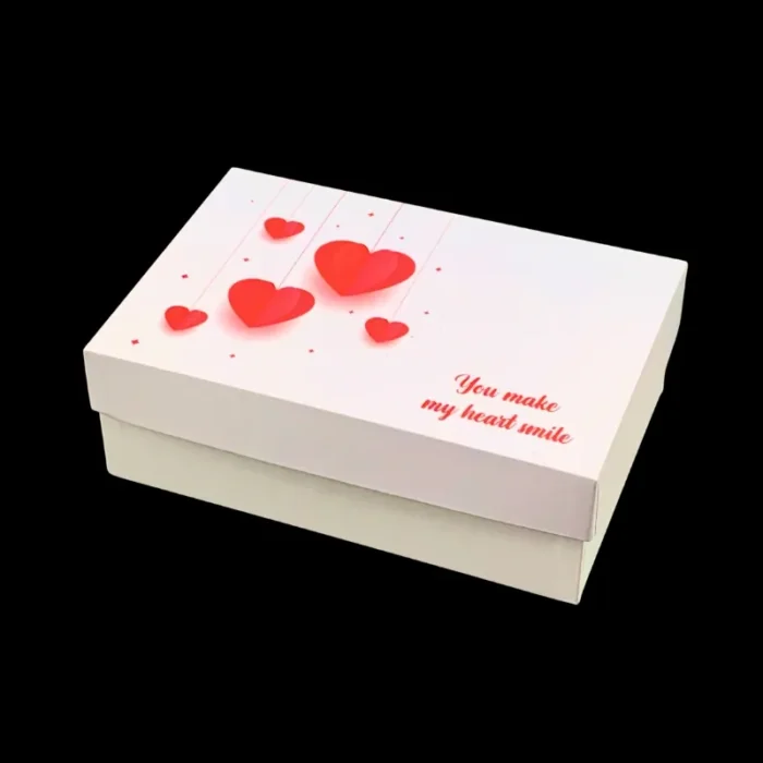 Gift box - You make my heart smile - 9X6X3 Inch - Image 1