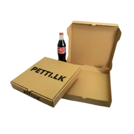 Unprinted Corrugated Pizza Box - 12X12X1.5 Inch
