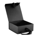 Black Folding Gift Box - 13x10x4.5 Inch - Image 2